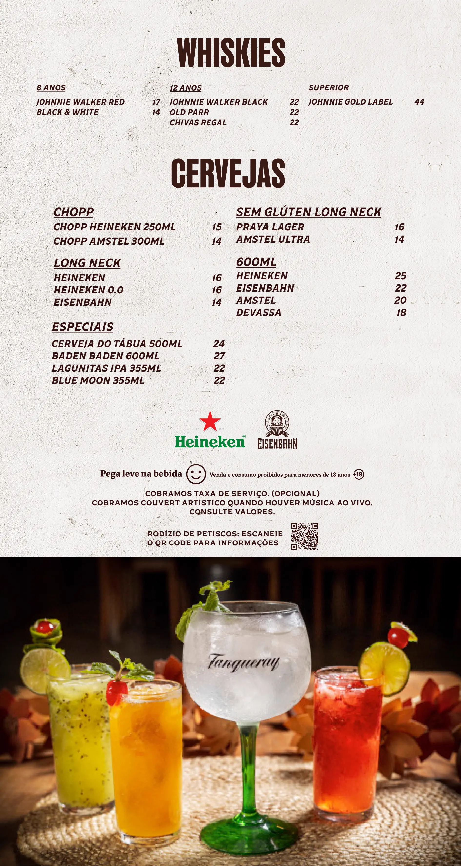 Cardápio Via Costeira